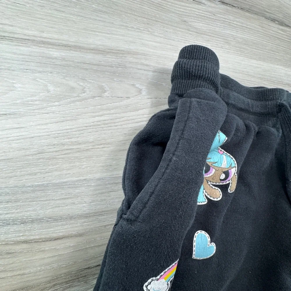Cartoon Network Powerpuff Girls‎ Black Fleece Lounge Shorts Girls S